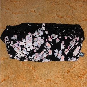 Kendall + Kylie floral festival crop top